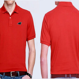 Carolina Panthers Players Performance Polo Shirt-Red