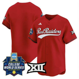 Youth Texas Tech Red Raiders Red 2025 World Series Jersey