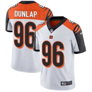 Nike Cincinnati Bengals #96 Carlos Dunlap White NFL Vapor Untouchable Limited Jersey