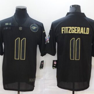 Men's Arizona Cardinals #11 Larry Fitzgerald Black 2020 Salute To Service Stitched NFL Nike Limited Jersey