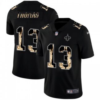 New Orleans New Orleans Saints #13 Michael Thomas Carbon Black Vapor Statue Of Liberty Limited NFL Jersey