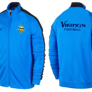 NFL Minnesota Vikings Team Logo 2015 Men Football Jacket (8)