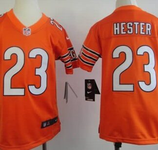 Nike Chicago Bears #23 Devin Hester Orange Game Kids Jersey