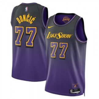 Luka Dončić Los Angeles Lakers Nike Unisex 2024/25 Swingman Player Jersey - City Edition - Purple