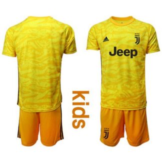 Juventus #1 Buffon Blue Goalkeeper Kid Soccer Club Jersey