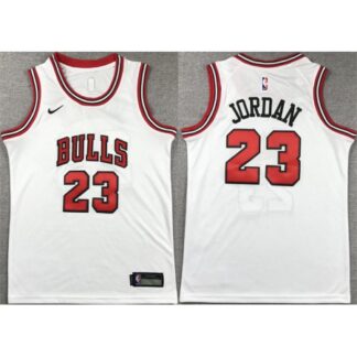 Youth Chicago Bulls #23 Michael Jordan White Stitched Basketball Jersey U189