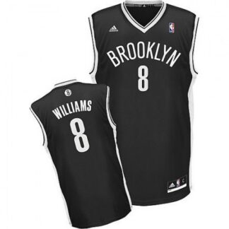 Nets #8 Deron Williams Black Road Revolution 30 Stitched NBA Jersey 59NE
