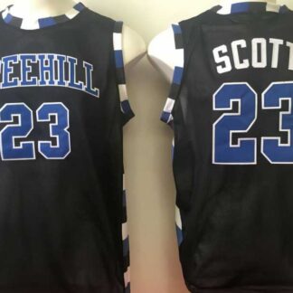 One Tree Hill Ravens #23 Scott Black College Basketball Jersey