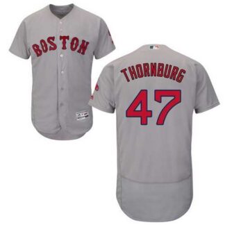 Boston Red Sox #47 Tyler Thornburg Gray Flexbase Stitched Jersey DingZhi