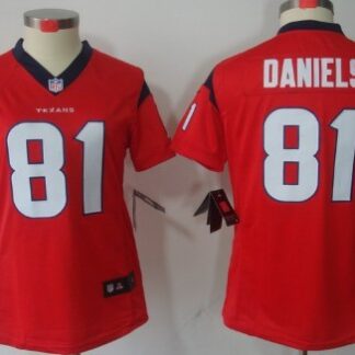 Nike Houston Texans #81 Owen Daniels Red Limited Womens Jersey