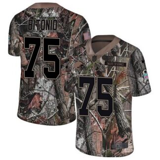 Nike Cleveland Browns #75 Joel Bitonio Camo Men’s Stitched NFL Limited Rush Realtree Jersey