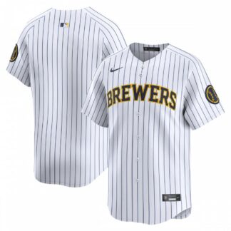 Milwaukee Brewers Nike Alternate Limited Jersey – White