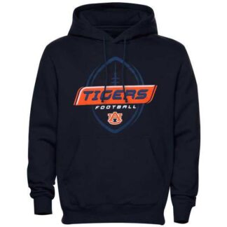 Men's Auburn Tigers Big x26 Tall Slant Route Hoodie - Navy Blue