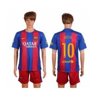 Barcelona #10 Messi Home Soccer Club Jersey