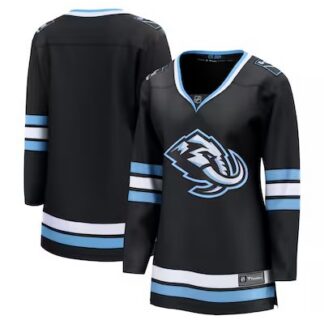Women's Utah Mammoth Blank Black Home Stitched Breakaway Player Jersey