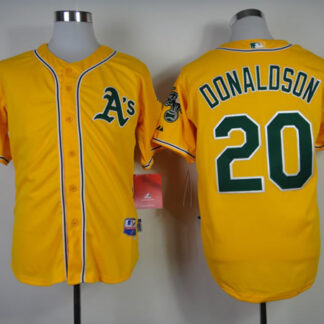 Oakland Athletics #20 Donaldson Yellow Jerseys