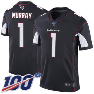 Nike Arizona Cardinals #1 Kyler Murray Black Alternate Men’s Stitched NFL 100th Season Vapor Limited Jersey