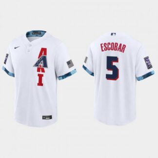 Arizona Arizona Diamondbacks #5 Eduardo Escobar 2021 Mlb All Star Game Fan’s Version White Jersey Men’s